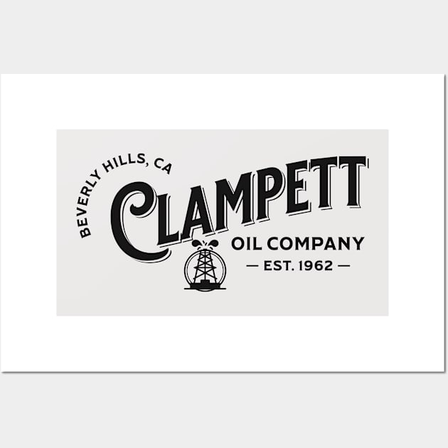 Clampett Oil Company - Est. 1962 Wall Art by BodinStreet